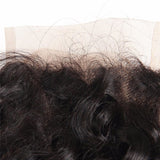 Lakihair 8A Grade Brazilian Virgin Human Hair Closure Deep Wave Lace Closure 4x4