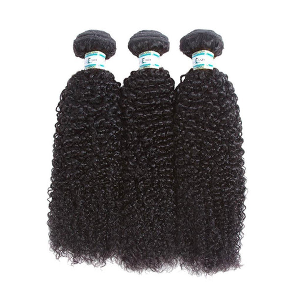 Lakihair 10A Kinky Curly 3 Bundles Top Quality Virgin Hair Unprocessed Human Hair Extensions