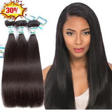Lakihair 8A Brazilian 3 Bundles Deal Straight Virgin Human Hair Weaving