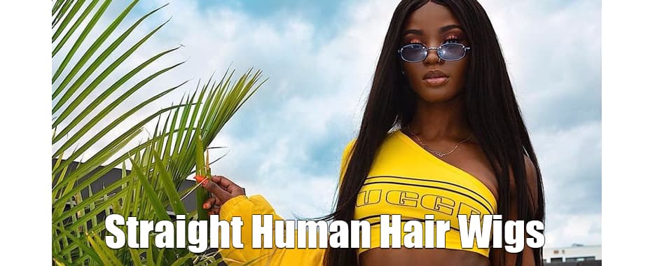 Straight Human Hair Wigs