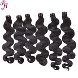 Lakihair Double Drawn 10A Body Wave 3 Bundles Top Quality Virgin Human Hair Unprocessed Hair Extensions