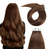 Lakihair  9A Straight Natural Colors 100g Tape In Brazilian Virgin Hair Hair Extension