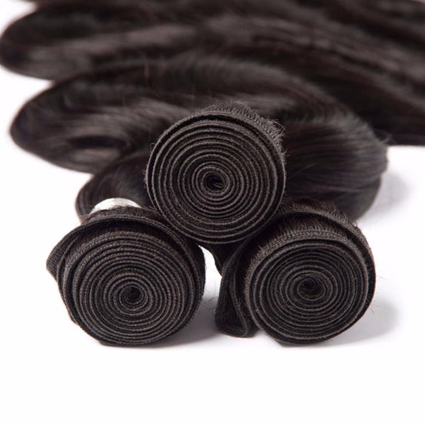 Lakihair 8A Malaysian Virgin Human Hair Weaving 3 Bundles Deal Body Wave Hair