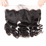 Lakihair Loose Wave Hair Bundles Peruvian Frontal With 3 Bundles Human Hair
