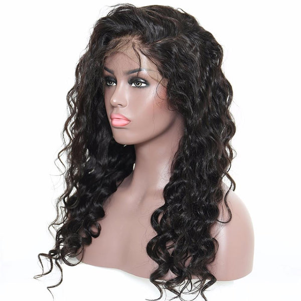 Lakihair Loose Wave 8A Lace Front Wigs 100% Virgin Human Hair Wigs With Baby Hair Natural Looking