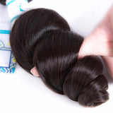 Lakihair 10A Brazilian Loose Wave 3 Bundles Virgin Human Hair Weaving Top Quality