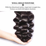 Lakihair 10A Top Quality Indian Loose Wave Virgin  Human Hair Extensions 3 Bundles Human Hair