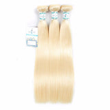 Lakihair 10A Top Quality 613 Blonde Hair Bundles Virgin Brazilian Straight Hair 3 Bundles Hair