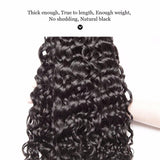 Lakihair 8A Indian Virgin Human Hair 3 Bundles Water Wave Hair Weaving