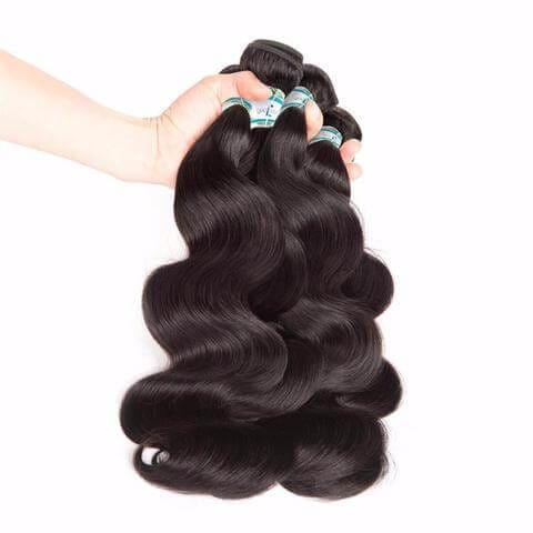 Lakihair 8A Brazilian Body Wave 3 Bundles Deal Virgin Human Hair Weaving 