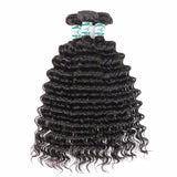 Lakihair 8A Brazilian Virgin Human Hair Deep Wave 3 Bundles Deals