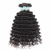 Lakihair 8A Indian Virgin Human Hair Deep Wave Hair 3 Bundles Deals
