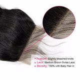 Lakihair 8A Indian Virgin Human Hair Body Wave 4 Bundles With Lace Closure 4x4