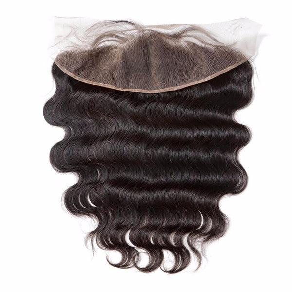 Lakihair Unprocessed Virgin Human Hair 4 Bundles With Lace Frontal Closure Malaysian Body Wave Hair Bundles