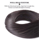 Lakihair Unprocessed Virgin Human Hair 4 Bundles With Lace Frontal Closure Malaysian Straight Hair Bundles