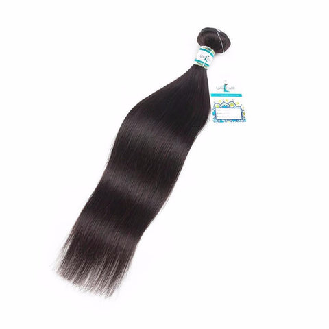 Lakihair 10A Top Quality 1 Bundles Brazilian Virgin Human Straight Hair Weaving