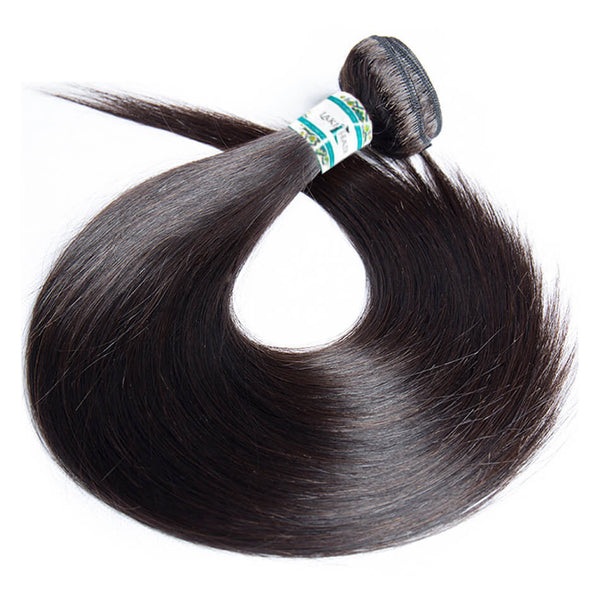 Lakihair 8A Virgin Human Hair 1 Single Bundle Deals Straight Hair 1 Bundle Hair Weaving