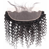 Lakihair Deep Wave 3 Bundles With Frontal Virgin Hair 3 Bundles With 13x4 Frontal