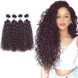 Lakihair 8A Virgin Human Hair Water Wave 4 Bundles Hair Extensions