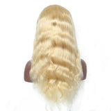 Lakihair Lace Front Human Hair Wigs 613 Blonde Body Wave Long Human Hair Lace Wigs 180% Density