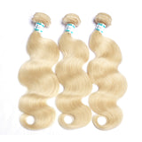 Lakihair 8A 613 Blonde Hair Bundles Body Wave Virgin Brazilian Hair 3 Bundles Hair Extensions