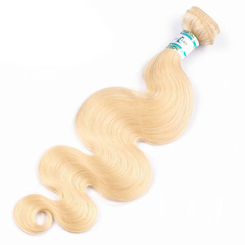 Lakihair 10A Top Quality 613 Blonde Hair Body Wave 1 Bundles Brazilian Virgin Human Hair