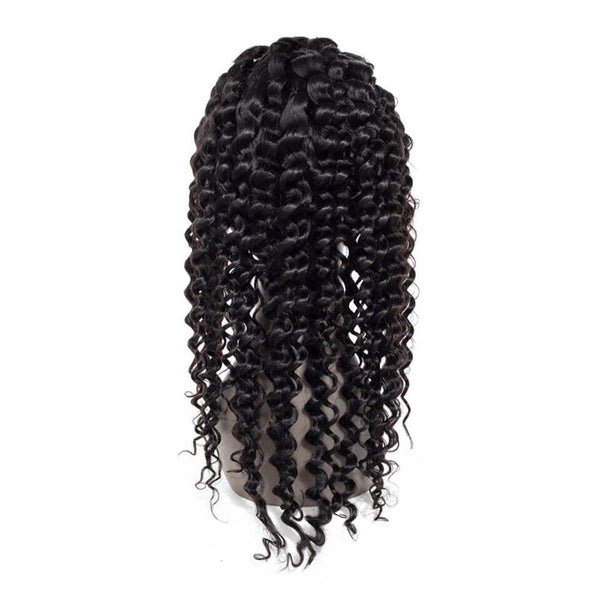 Lakihair Lace Front Wigs 8A Deep Wave Virgin Human Hair Wigs With Baby Hair Pre Plucked