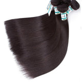 Lakihair 10A Brazilian Virgin Human Hair Color 2 Straight Hair 4 Bundles Good Blonde Hair Weave