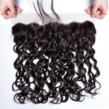 Lakihair Water Wave Hair Bundles Peruvian 3 Bundles With 13x4 Frontal Closure