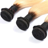 Lakihair 8A Body Wave 4 Bundles 1B/613 Blonde Ombre Unprocessed Virgin Human Hair Weaving