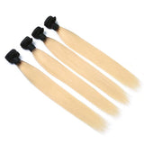 Lakihair 8A Brazilian Straight 1B/613 Blonde 1 Bundle Virgin Human Hair Weaving