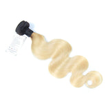 Lakihair 8A 1B/613 Blonde 1 Bundle Body Wave Hair Weaving Brazilian Virgin Human Hair