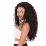 Lakihair 8A Brazilian Kinky Straight Hair 3 Bundles With 13x4 Frontal Pre Plucked With Baby Hair
