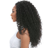 Lakihair Virgin Remy Human Hair Weave 3 Bundles With Lace Closure Brazilian Deep Curly Human Hair Bundles