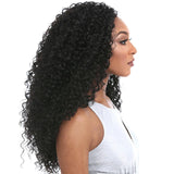 3 Bundles With Lace Closure Lakihair 8A Brazilian Deep Wave Human Hair