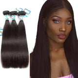Lakihair 8A Indian Virgin Human Hair Weaving Straight Hair 3 Bundles 